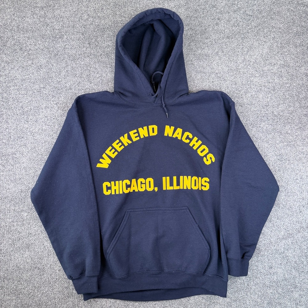 Weekend Nachos Hoodie Mens M Hardcore Band Watch You Suffer Harms Way Chicago